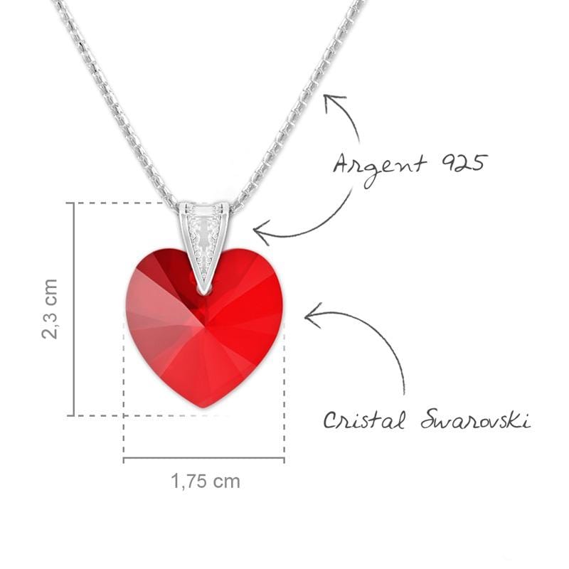 Heart Jewellery Set Light Siam