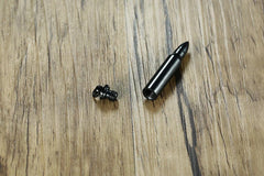 Stainless Steel Black Bullet Necklace for Ashes