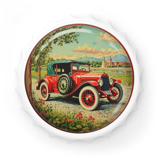 Vintage car magnetic Bottle Opener