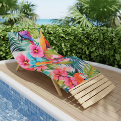 Tree Birds Beach Towel
