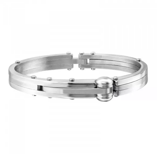 Steel Cuff Bracelet for Men