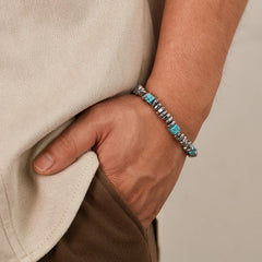 Turquoise Hematite Bracelet