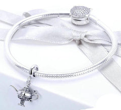 Silver Magic Lamp Charm