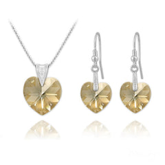 Silver Heart Fine Jewellery Set