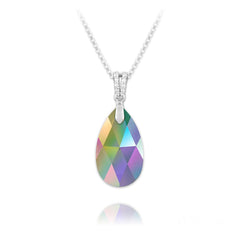 Silver Pear Necklace for women