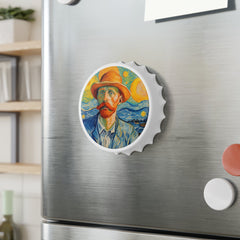 Van Gogh Portrait Bottle Opener