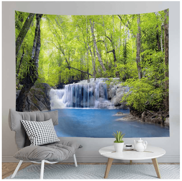 Flowing Stream Tapestry Wall Hanging