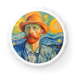 Van Gogh Portrait Bottle Opener
