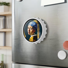 Girl with a Pearl Earring Magnetic Bottle Opener