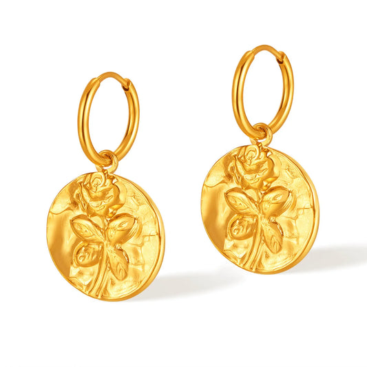 Rose Flower  Earrings