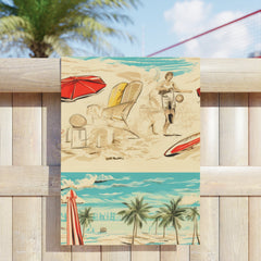 Vintage Beach Towel