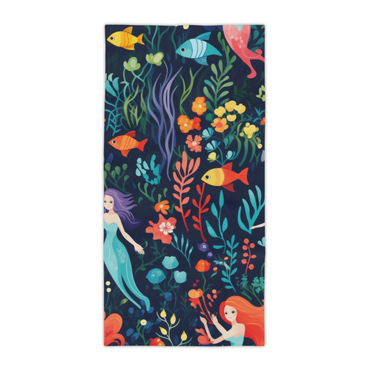 Undersea Mermaid Beach Towel