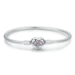 Silver Infinite Love Bracelet