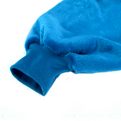 Sherpa Oversized Hoodie | Plush Fleece (Blue)