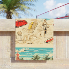 Vintage Beach Towel