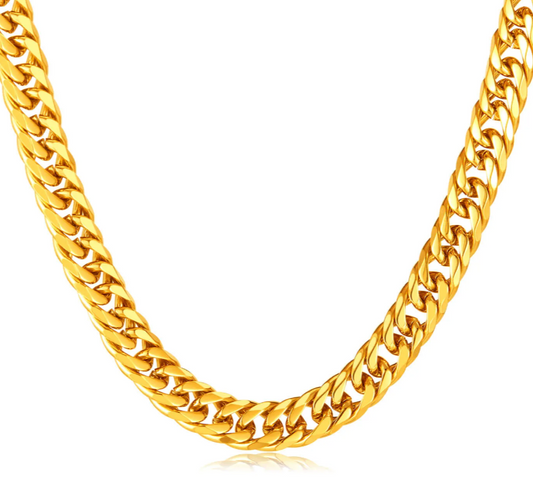cubaic chain thick  gold neckalce