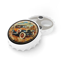 Vintage Brown Car magnetic Bottle Opener