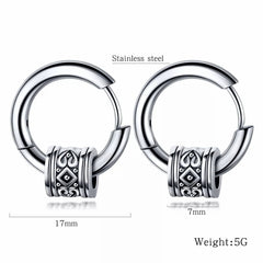 Stainless Steel Stud Earrings for men