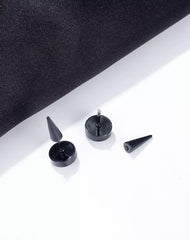 Men Roman Numerals Stud Earrings