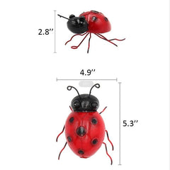 Ladybug Metal Wall Art