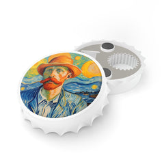 Van Gogh Portrait Bottle Opener