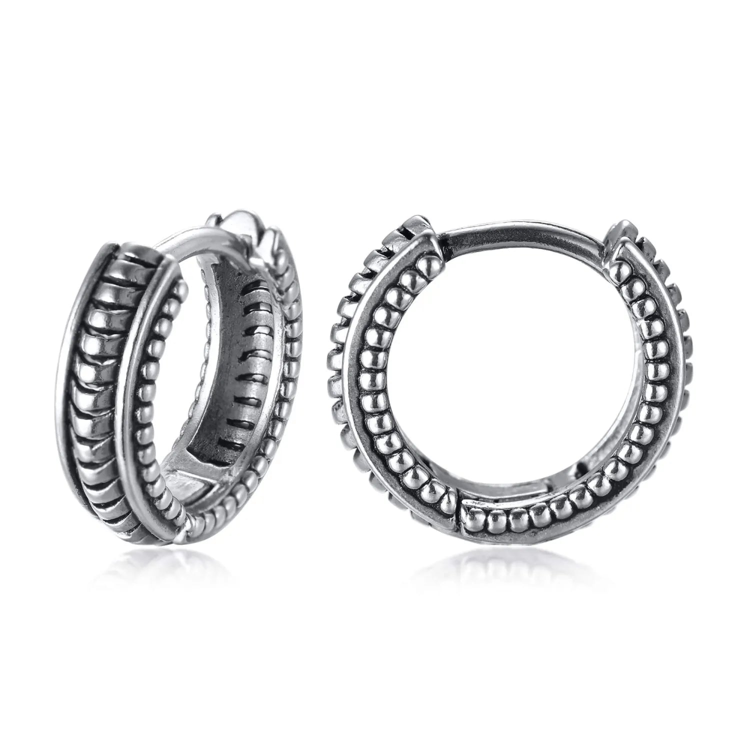 Mens Vintage Tyre Earrings