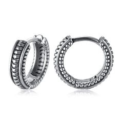 Mens Vintage Tyre Earrings