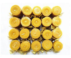 4 X Creative Bee Wax Candle Set