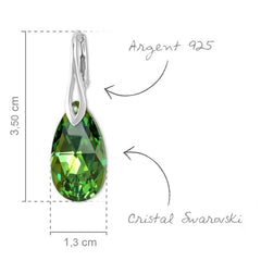Peridot Silver Earrings