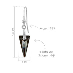 Sterling Silver Silver Night Crystal Jewellery Set