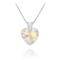 Silver Heart Fine Necklace for Women