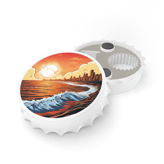 Surfers Paradise Art Bottle Opener