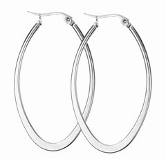 Stainless Steel Hoop Earrings