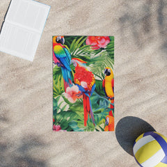 Parrot Beach Towel
