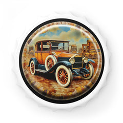 Vintage Brown Car magnetic Bottle Opener