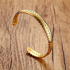 Stainless Steel Gold Bangle
