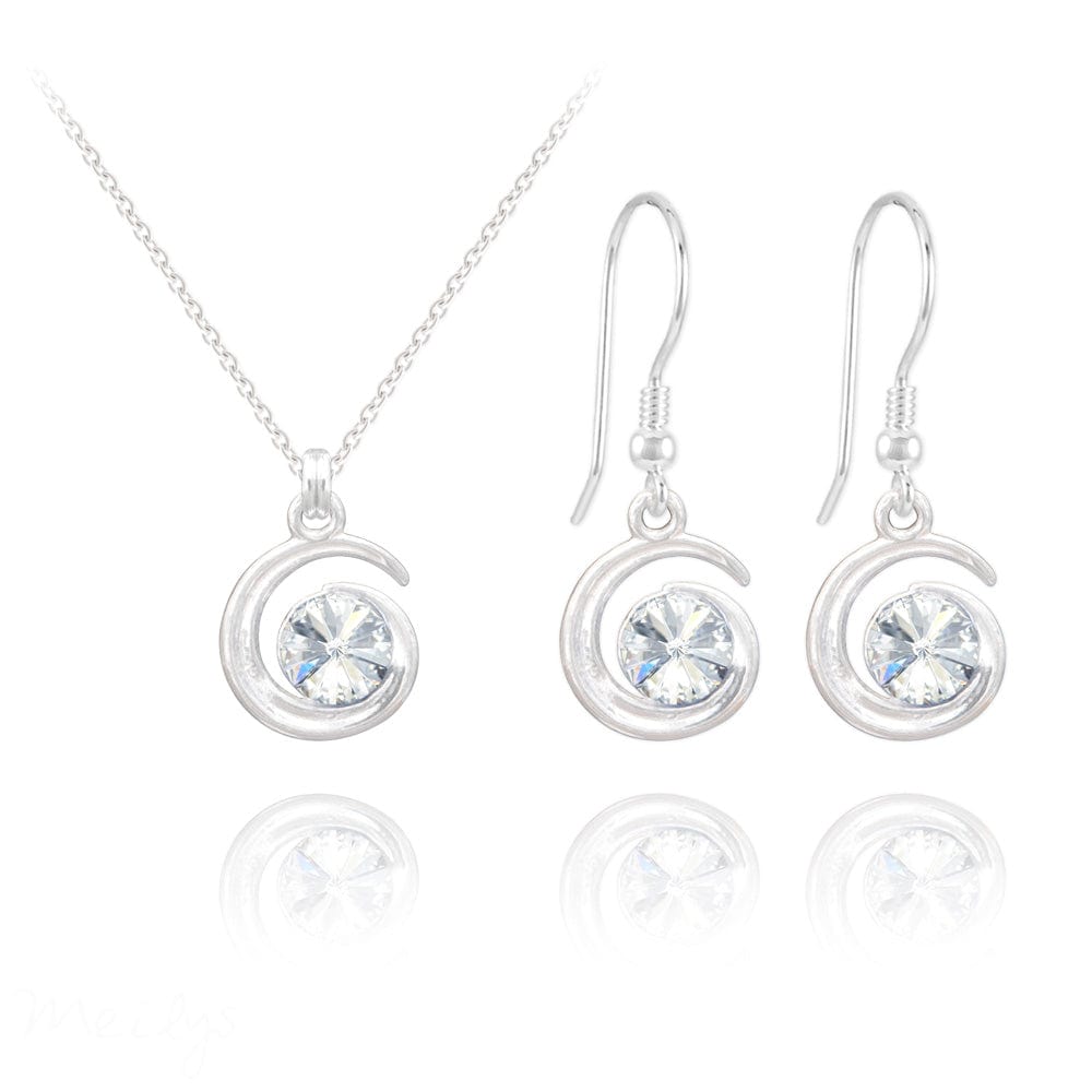 Spiral Fine Silver Jewellery Set