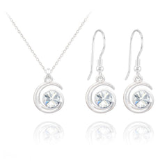 Spiral Fine Silver Jewellery Set