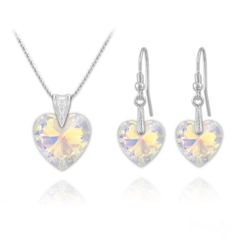 Silver Heart Fine Jewellery Set