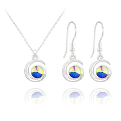 Spiral Fine Silver Jewellery Set