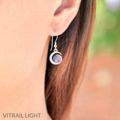 Vitrail Light Spiral Fine Silver Jewellery Set