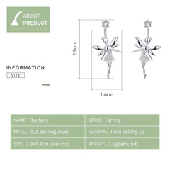 Sparkling Fairy Drop Earrings