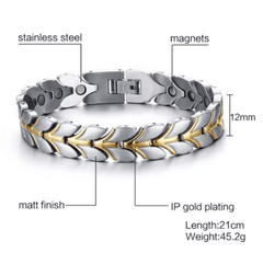 Stainless Steel Magnetic Bracelet Arthritis