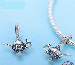 Silver Magic Lamp Charm