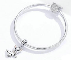 Sterling Silver Chihuahua Dog Charm