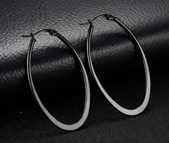 Stainless Steel Hoop Earrings