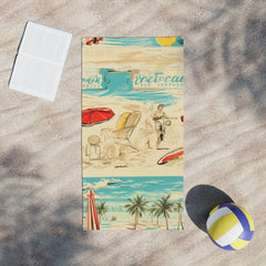 Vintage Beach Towel