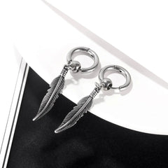 Men's Feather Earrings