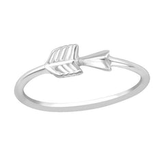 vSilver Arrow Midi Ring