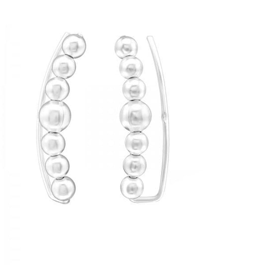 Silver Bubble Ear Cuff Wrap